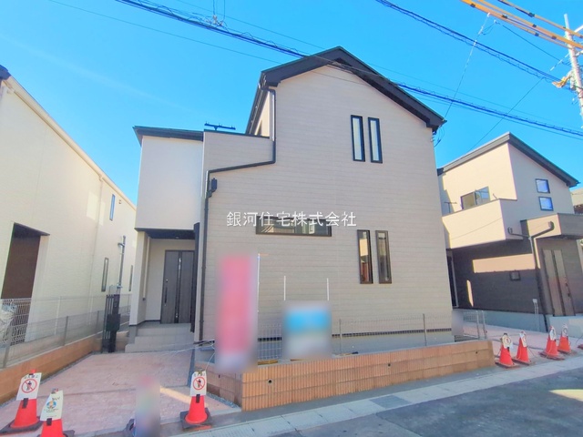 G00384263 千葉県市川市香取１丁目 新築一戸建て 6390万円 土地面積83.29m² (約25.19坪) 建物面積86.73m² (約26.23坪) 間取り３ＬＤＫ 築年月2025年11月(築１年以内)【外観2】