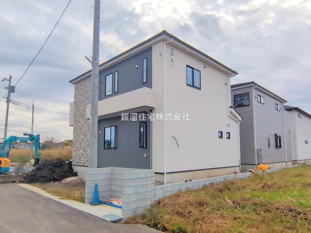G00384273 千葉県市川市北方町４丁目 新築一戸建て 5799万円 土地面積154.46m² (約46.72坪) 建物面積108.15m² (約32.71坪) 間取り４ＬＤＫ 築年月2025年11月(築１年以内)【外観12】