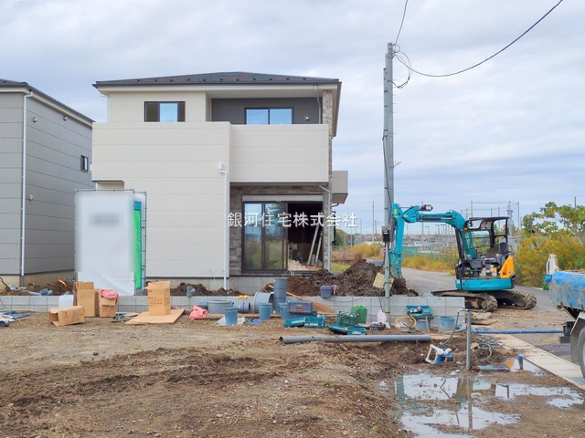 G00384273 千葉県市川市北方町４丁目 新築一戸建て 5799万円 土地面積154.46m² (約46.72坪) 建物面積108.15m² (約32.71坪) 間取り４ＬＤＫ 築年月2025年11月(築１年以内)【外観13】