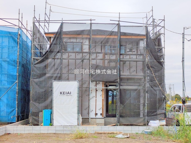 G00384273 千葉県市川市北方町４丁目 新築一戸建て 5799万円 土地面積154.46m² (約46.72坪) 建物面積108.15m² (約32.71坪) 間取り４ＬＤＫ 築年月2025年11月(築１年以内)【外観16】
