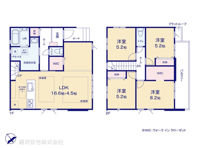 G00384278 千葉県市川市北方町４丁目 新築一戸建て 6299万円【間取図】