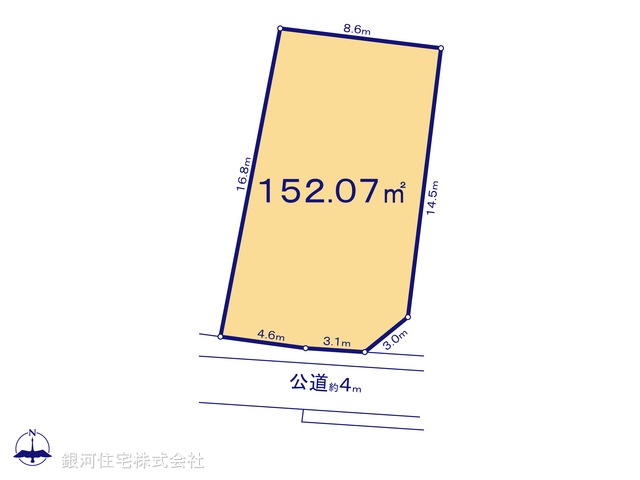 G00384410 神奈川県小田原市飯田岡 土地 1699万円【区画図】