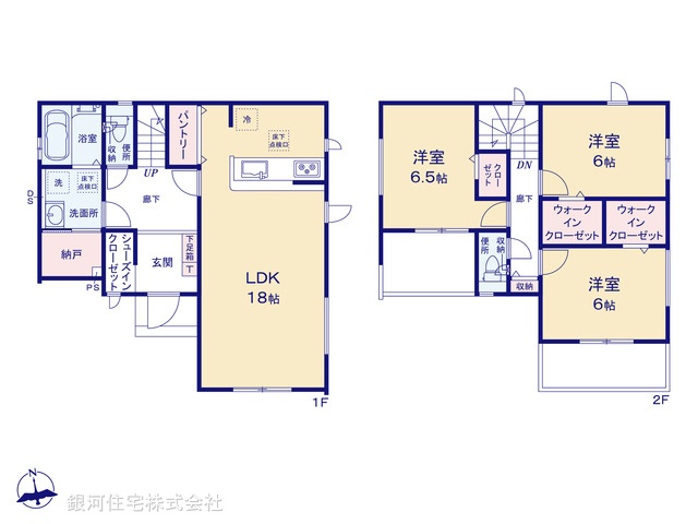 G00384411 神奈川県小田原市飯田岡 新築一戸建て 2699万円【間取図】