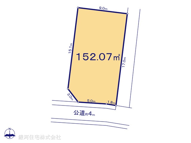 G00384413 神奈川県小田原市飯田岡 土地 1799万円【区画図】