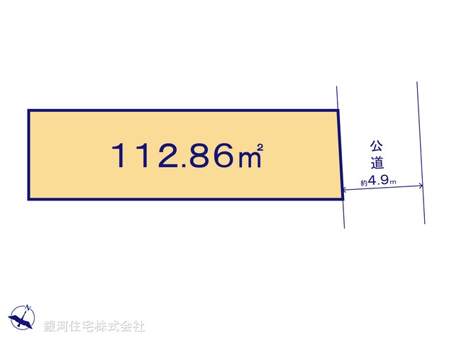 G00384490 東京都大田区東雪谷１丁目 土地 8980万円【区画図】