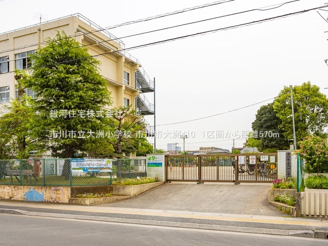 G00384548 千葉県市川市大洲４丁目 土地 3600万円 土地面積51.36m² (約15.53坪)【周辺環境】市川市立大洲小学校