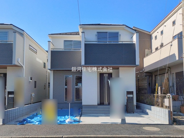 G00384583 千葉県市川市福栄４丁目 新築一戸建て 5790万円 土地面積104.42m² (約31.58坪) 建物面積102.06m² (約30.87坪) 間取り４ＬＤＫ 築年月2025年10月(築１年以内)【外観14】