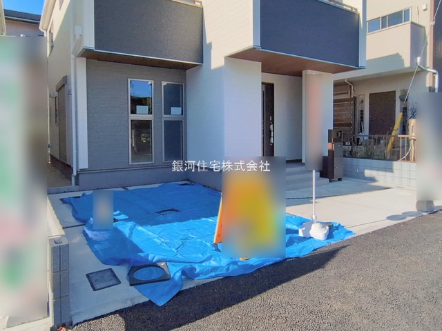 G00384583 千葉県市川市福栄４丁目 新築一戸建て 5790万円 土地面積104.42m² (約31.58坪) 建物面積102.06m² (約30.87坪) 間取り４ＬＤＫ 築年月2025年10月(築１年以内)【外観18】