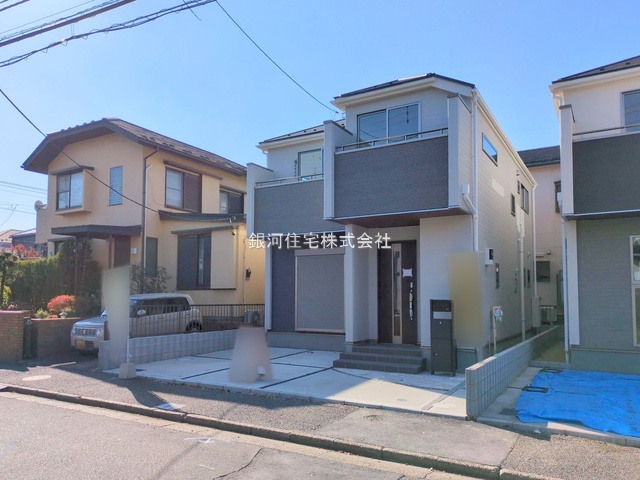 G00384584 千葉県市川市福栄４丁目 新築一戸建て 5990万円 土地面積102.73m² (約31.07坪) 建物面積98.82m² (約29.89坪) 間取り４ＬＤＫ 築年月2025年10月(築１年以内)【外観14】