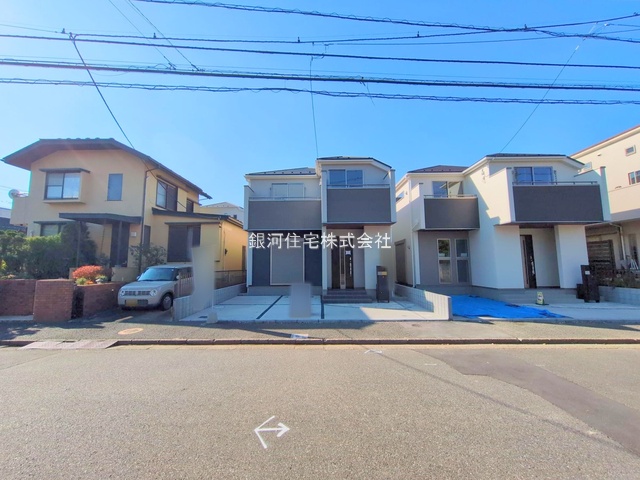 G00384584 千葉県市川市福栄４丁目 新築一戸建て 5990万円 土地面積102.73m² (約31.07坪) 建物面積98.82m² (約29.89坪) 間取り４ＬＤＫ 築年月2025年10月(築１年以内)【外観16】