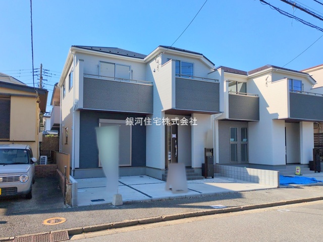 G00384584 千葉県市川市福栄４丁目 新築一戸建て 5990万円 土地面積102.73m² (約31.07坪) 建物面積98.82m² (約29.89坪) 間取り４ＬＤＫ 築年月2025年10月(築１年以内)【外観17】