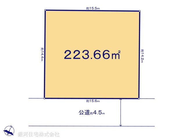 G00384639 埼玉県蓮田市緑町２丁目 土地 2990万円【区画図】