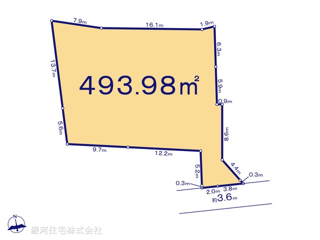 G00384654 神奈川県横浜市西区東久保町 土地 6980万円【区画図】