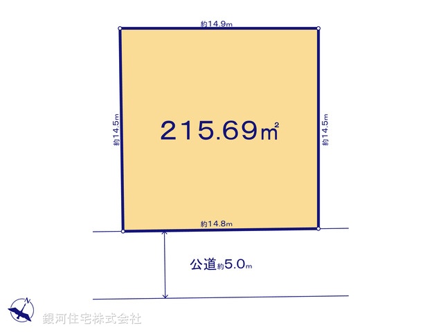 G00384848 東京都八王子市めじろ台１丁目 土地 4180万円【区画図】