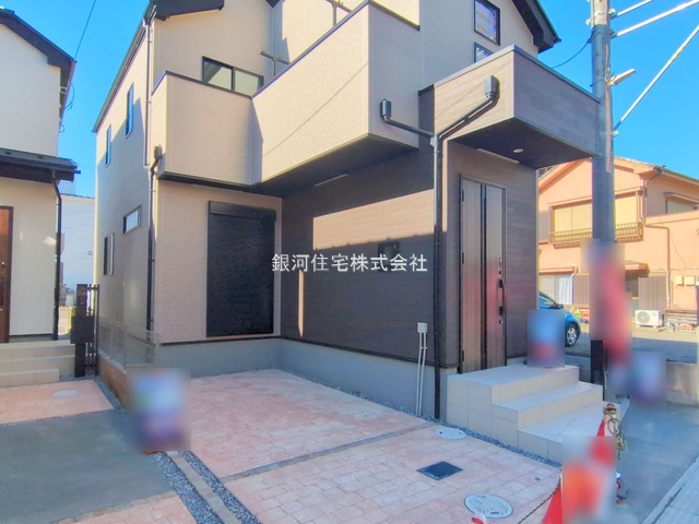 G00384874 千葉県市川市香取１丁目 新築一戸建て 6299万円 土地面積87.36m² (約26.42坪) 建物面積88.81m² (約26.86坪) 間取り３ＬＤＫ 築年月2025年11月(築１年以内)【外観7】