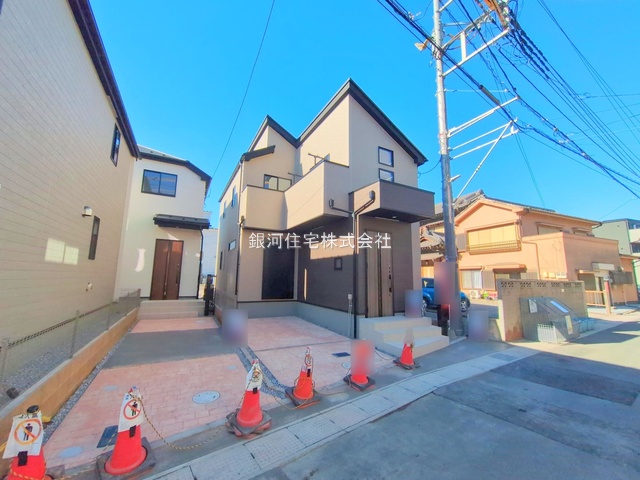 G00384874 千葉県市川市香取１丁目 新築一戸建て 6299万円 土地面積87.36m² (約26.42坪) 建物面積88.81m² (約26.86坪) 間取り３ＬＤＫ 築年月2025年11月(築１年以内)【外観14】