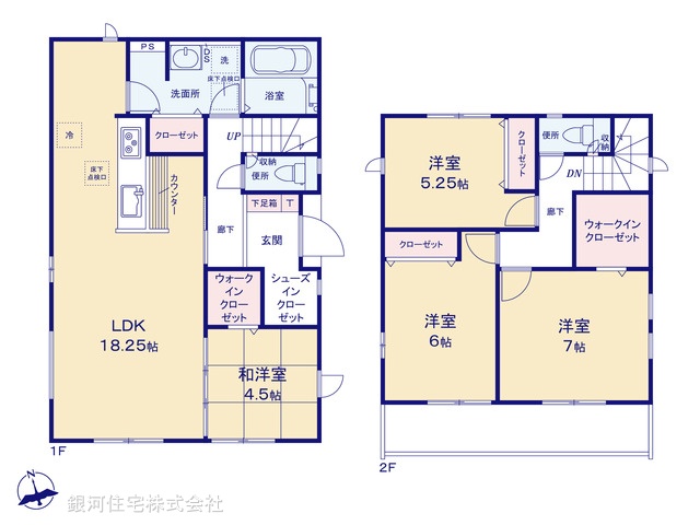 G00384887 千葉県富里市御料 新築一戸建て 2799万円【間取図】