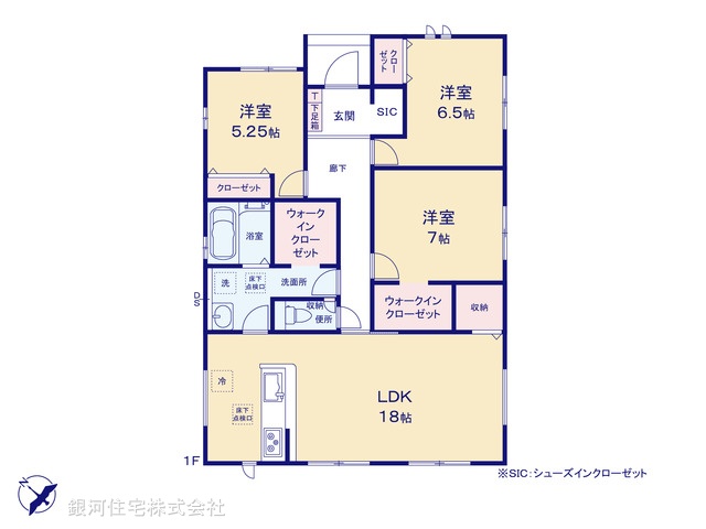 G00384894 千葉県佐倉市城内町 新築一戸建て 3590万円【間取図】