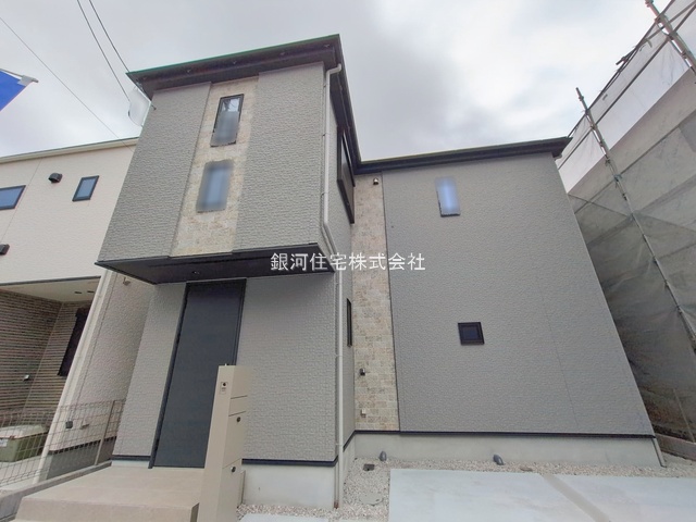 G00384988 神奈川県相模原市中央区田名 新築一戸建て 3580万円 土地面積124.25m² (約37.58坪) 建物面積106.81m² (約32.31坪) 間取り４ＬＤＫ 築年月2026年01月【外観10】