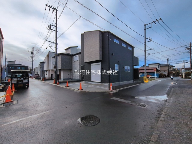 G00384989 神奈川県相模原市中央区田名 新築一戸建て 3580万円 土地面積124.25m² (約37.58坪) 建物面積107.64m² (約32.56坪) 間取り４ＬＤＫ 築年月2026年01月【外観3】