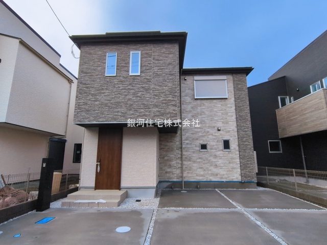 G00384989 神奈川県相模原市中央区田名 新築一戸建て 3580万円 土地面積124.25m² (約37.58坪) 建物面積107.64m² (約32.56坪) 間取り４ＬＤＫ 築年月2026年01月【外観7】