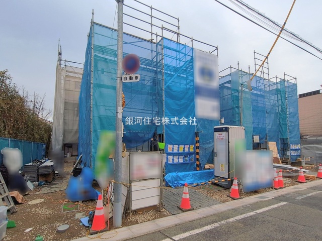 G00385157 埼玉県川口市南鳩ヶ谷７丁目 新築一戸建て 4680万円 土地面積100.04m² (約30.26坪) 建物面積93.15m² (約28.17坪) 間取り４ＬＤＫ 築年月2026年02月【外観17】