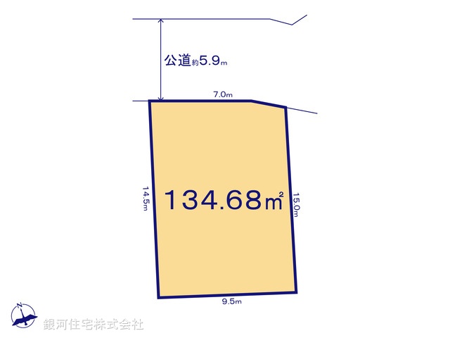 G00385185 千葉県鎌ヶ谷市西佐津間２丁目 土地 2298万円【区画図】