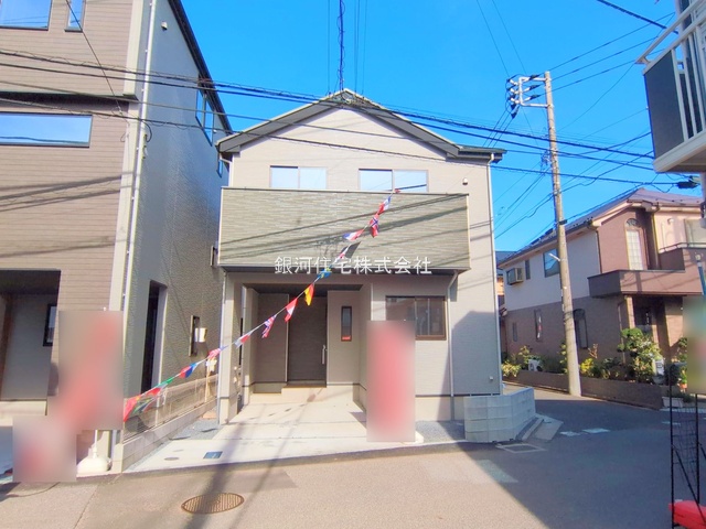 G00385427 千葉県船橋市前原西６丁目 新築一戸建て 5499万円 土地面積84.37m² (約25.52坪) 建物面積102.74m² (約31.07坪) 間取り３ＬＤＫ 築年月2025年09月(築１年以内)【外観2】