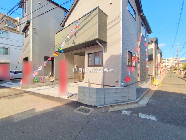 G00385427 千葉県船橋市前原西６丁目 新築一戸建て 5499万円 土地面積84.37m² (約25.52坪) 建物面積102.74m² (約31.07坪) 間取り３ＬＤＫ 築年月2025年09月(築１年以内)【外観10】