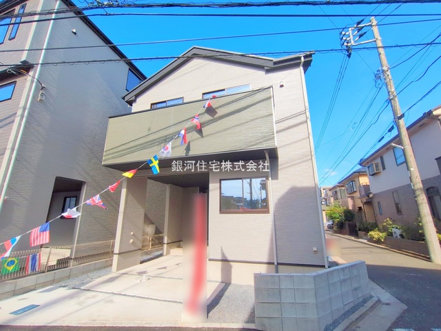 G00385427 千葉県船橋市前原西６丁目 新築一戸建て 5499万円 土地面積84.37m² (約25.52坪) 建物面積102.74m² (約31.07坪) 間取り３ＬＤＫ 築年月2025年09月(築１年以内)【外観15】