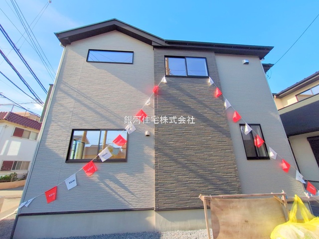 G00385427 千葉県船橋市前原西６丁目 新築一戸建て 5499万円 土地面積84.37m² (約25.52坪) 建物面積102.74m² (約31.07坪) 間取り３ＬＤＫ 築年月2025年09月(築１年以内)【外観18】