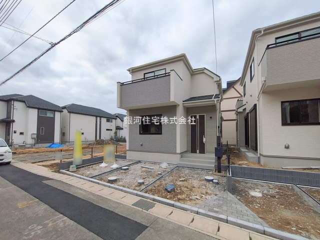 G00385462 千葉県松戸市栗山 新築一戸建て 4390万円 土地面積107.45m² (約32.50坪) 建物面積96.47m² (約29.18坪) 間取り４ＬＤＫ 築年月2025年12月(築１年以内)【外観2】