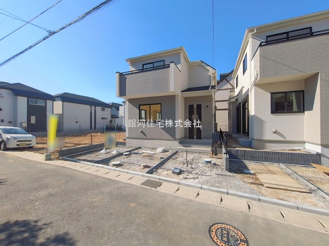 G00385462 千葉県松戸市栗山 新築一戸建て 4390万円 土地面積107.45m² (約32.50坪) 建物面積96.47m² (約29.18坪) 間取り４ＬＤＫ 築年月2025年12月(築１年以内)【外観5】