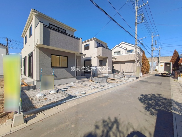 G00385462 千葉県松戸市栗山 新築一戸建て 4390万円 土地面積107.45m² (約32.50坪) 建物面積96.47m² (約29.18坪) 間取り４ＬＤＫ 築年月2025年12月(築１年以内)【外観6】