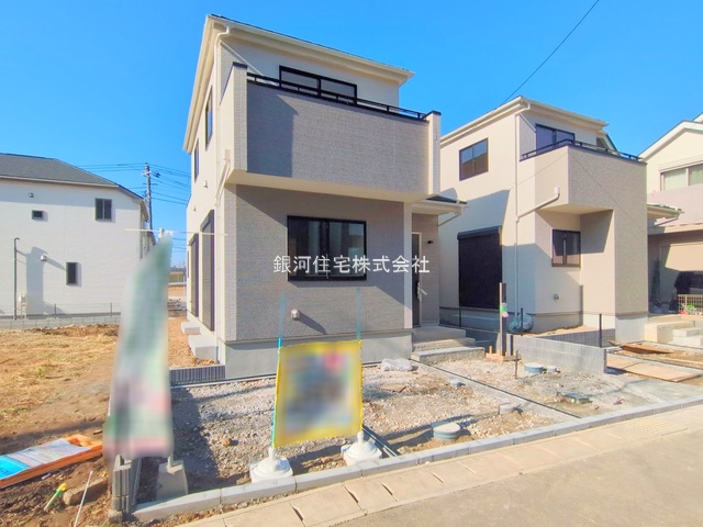 G00385462 千葉県松戸市栗山 新築一戸建て 4390万円 土地面積107.45m² (約32.50坪) 建物面積96.47m² (約29.18坪) 間取り４ＬＤＫ 築年月2025年12月(築１年以内)【外観11】