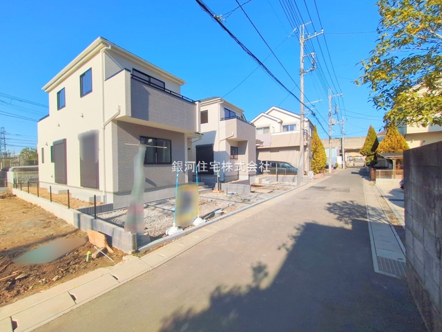 G00385462 千葉県松戸市栗山 新築一戸建て 4390万円 土地面積107.45m² (約32.50坪) 建物面積96.47m² (約29.18坪) 間取り４ＬＤＫ 築年月2025年12月(築１年以内)【外観12】