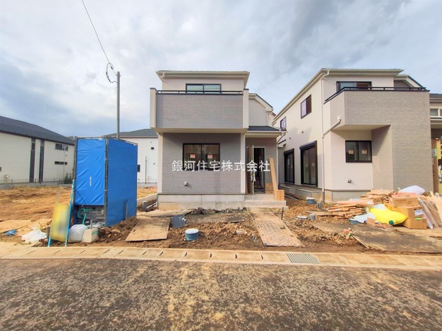 G00385462 千葉県松戸市栗山 新築一戸建て 4390万円 土地面積107.45m² (約32.50坪) 建物面積96.47m² (約29.18坪) 間取り４ＬＤＫ 築年月2025年12月(築１年以内)【外観15】