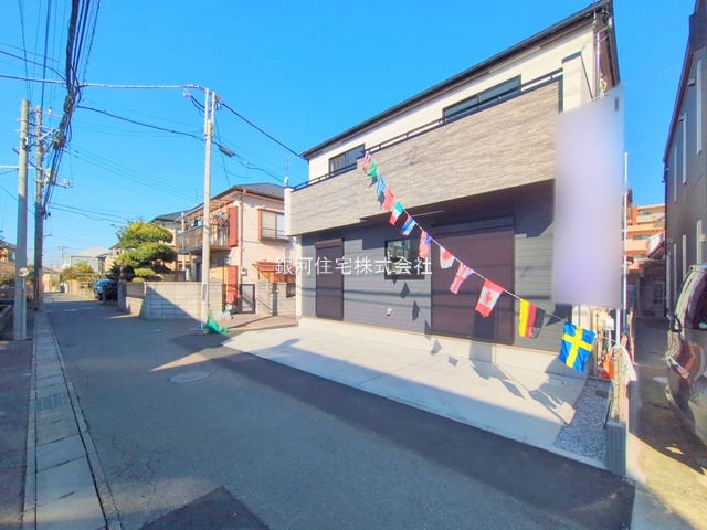 G00385482 千葉県松戸市松戸新田 新築一戸建て 5490万円 土地面積103.75m² (約31.38坪) 建物面積99.98m² (約30.24坪) 間取り４ＬＤＫ 築年月2025年11月(築１年以内)【外観6】