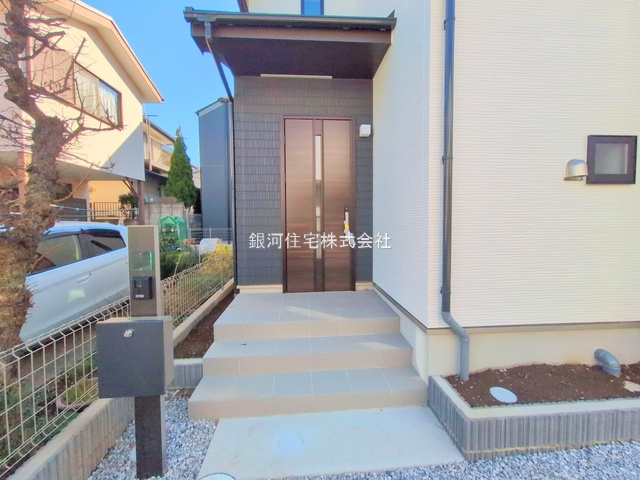 G00385482 千葉県松戸市松戸新田 新築一戸建て 5490万円 土地面積103.75m² (約31.38坪) 建物面積99.98m² (約30.24坪) 間取り４ＬＤＫ 築年月2025年11月(築１年以内)【外観9】
