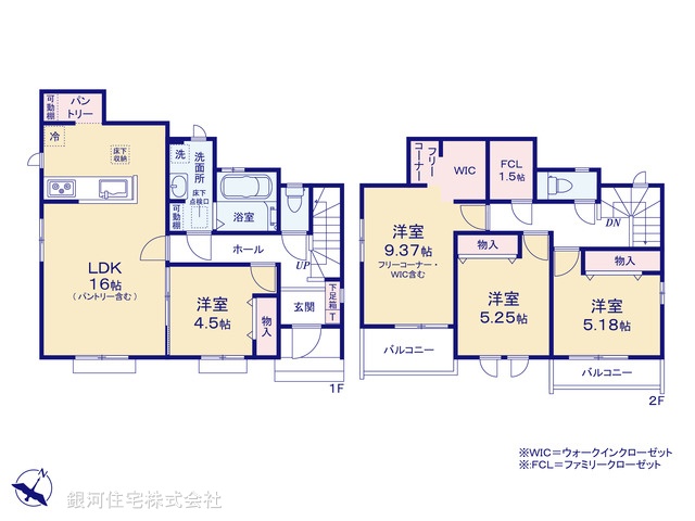 G00385488 千葉県松戸市栗ヶ沢 新築一戸建て 3690万円【間取図】