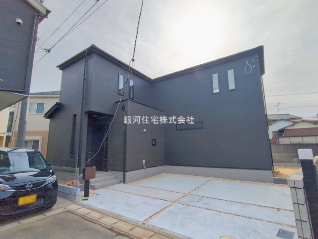 G00385502 千葉県松戸市六実２丁目 新築一戸建て 3990万円 土地面積166.76m² (約50.44坪) 建物面積97.71m² (約29.55坪) 間取り４ＬＤＫ 築年月2026年02月【外観4】