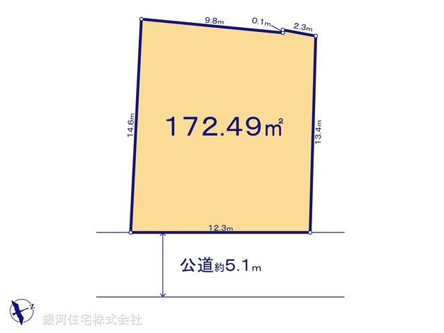 G00385509 東京都八王子市打越町 土地 1780万円【区画図】