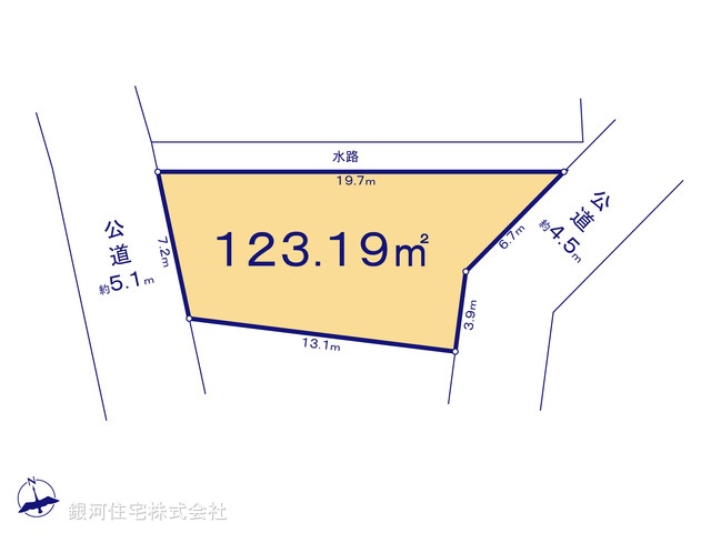 G00385510 東京都八王子市川口町 土地 980万円【区画図】