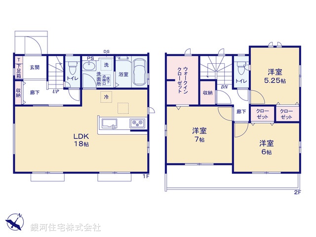 G00385626 埼玉県入間市東藤沢８丁目 新築一戸建て 3680万円【間取図】