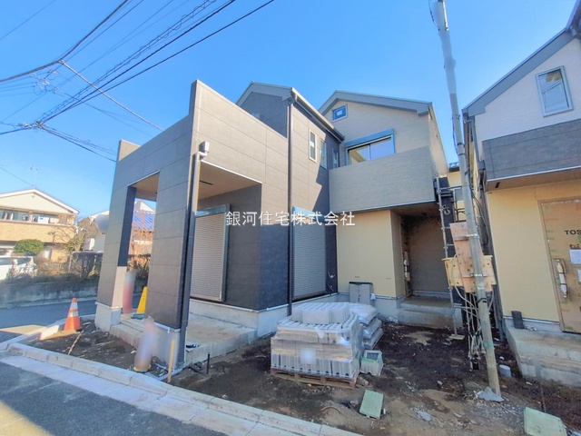 G00385655 東京都練馬区南田中５丁目 新築一戸建て 1億280万円 土地面積96.90m² (約29.31坪) 建物面積101.97m² (約30.84坪) 間取り３ＳＬＤＫ 築年月2026年01月【外観4】