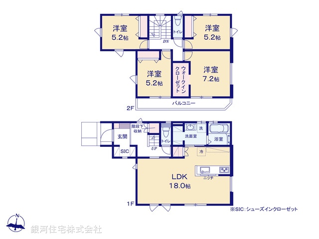 G00385684 千葉県木更津市清見台２丁目 中古一戸建て 3380万円【間取図】