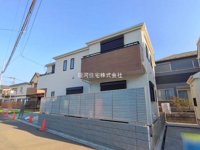 G00385694 神奈川県相模原市南区西大沼３丁目 新築一戸建て 4590万円 土地面積185.54m² (約56.12坪) 建物面積96.87m² (約29.30坪) 間取り３ＳＬＤＫ 築年月2026年04月【外観2】