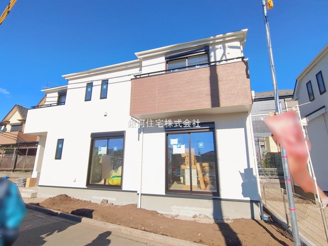 G00385694 神奈川県相模原市南区西大沼３丁目 新築一戸建て 4590万円 土地面積185.54m² (約56.12坪) 建物面積96.87m² (約29.30坪) 間取り３ＳＬＤＫ 築年月2026年04月【外観5】