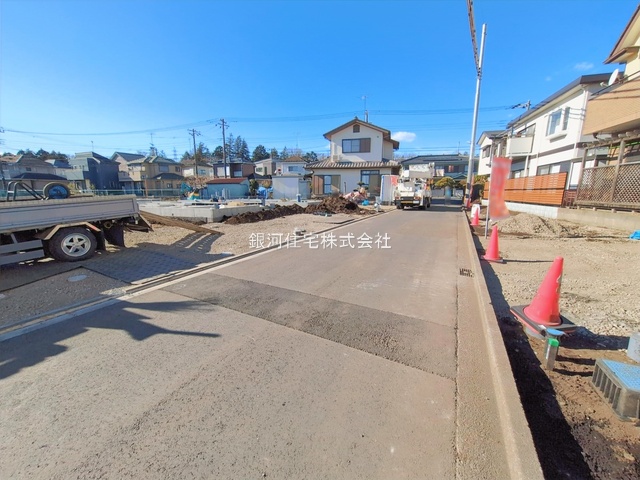 G00385694 神奈川県相模原市南区西大沼３丁目 新築一戸建て 4590万円 土地面積185.54m² (約56.12坪) 建物面積96.87m² (約29.30坪) 間取り３ＳＬＤＫ 築年月2026年04月【外観18】