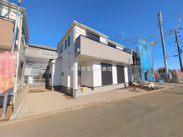 G00385695 神奈川県相模原市南区西大沼３丁目 新築一戸建て 4690万円 土地面積109.65m² (約33.16坪) 建物面積93.15m² (約28.17坪) 間取り３ＳＬＤＫ 築年月2026年04月【外観4】